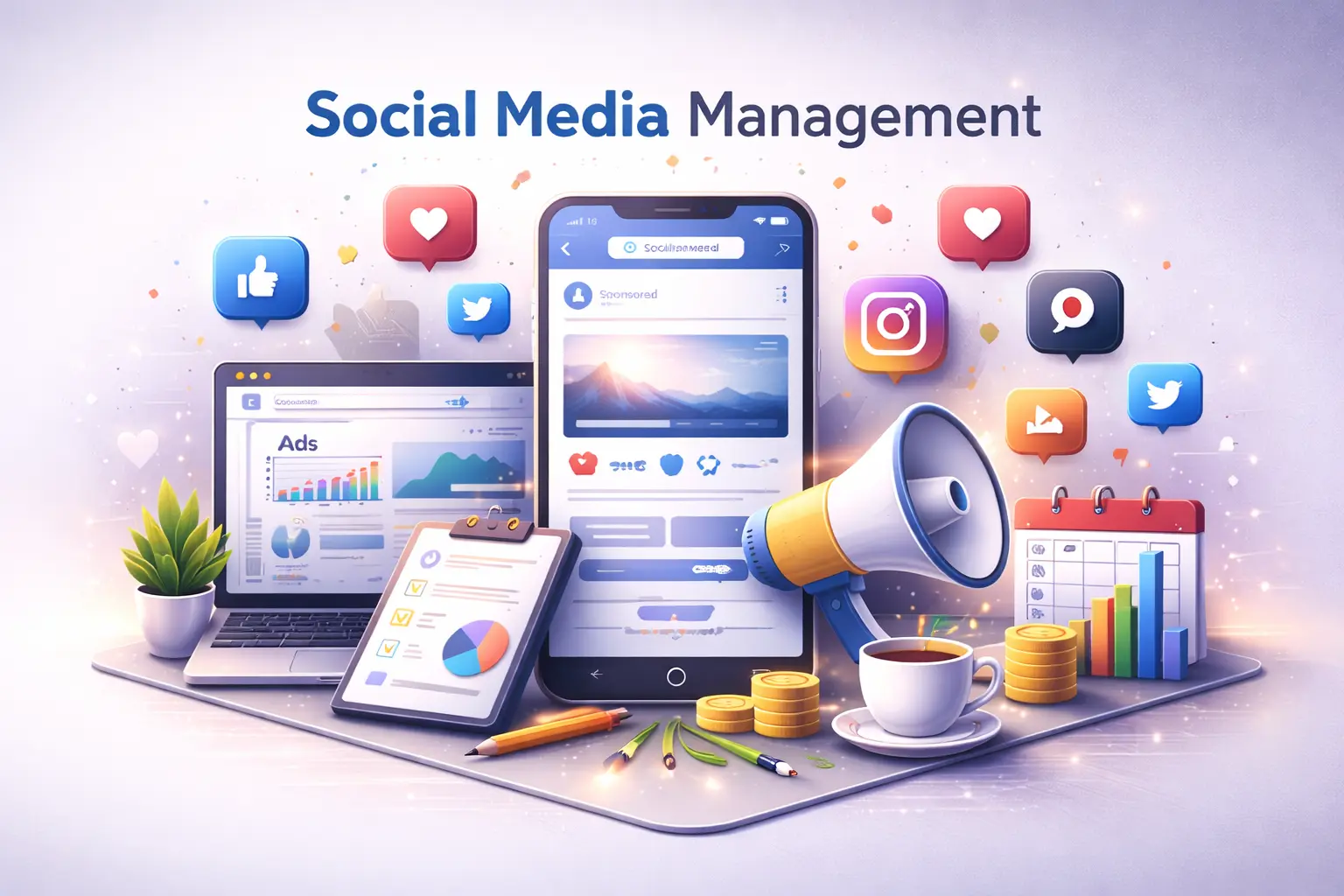 social media management services for brand growth