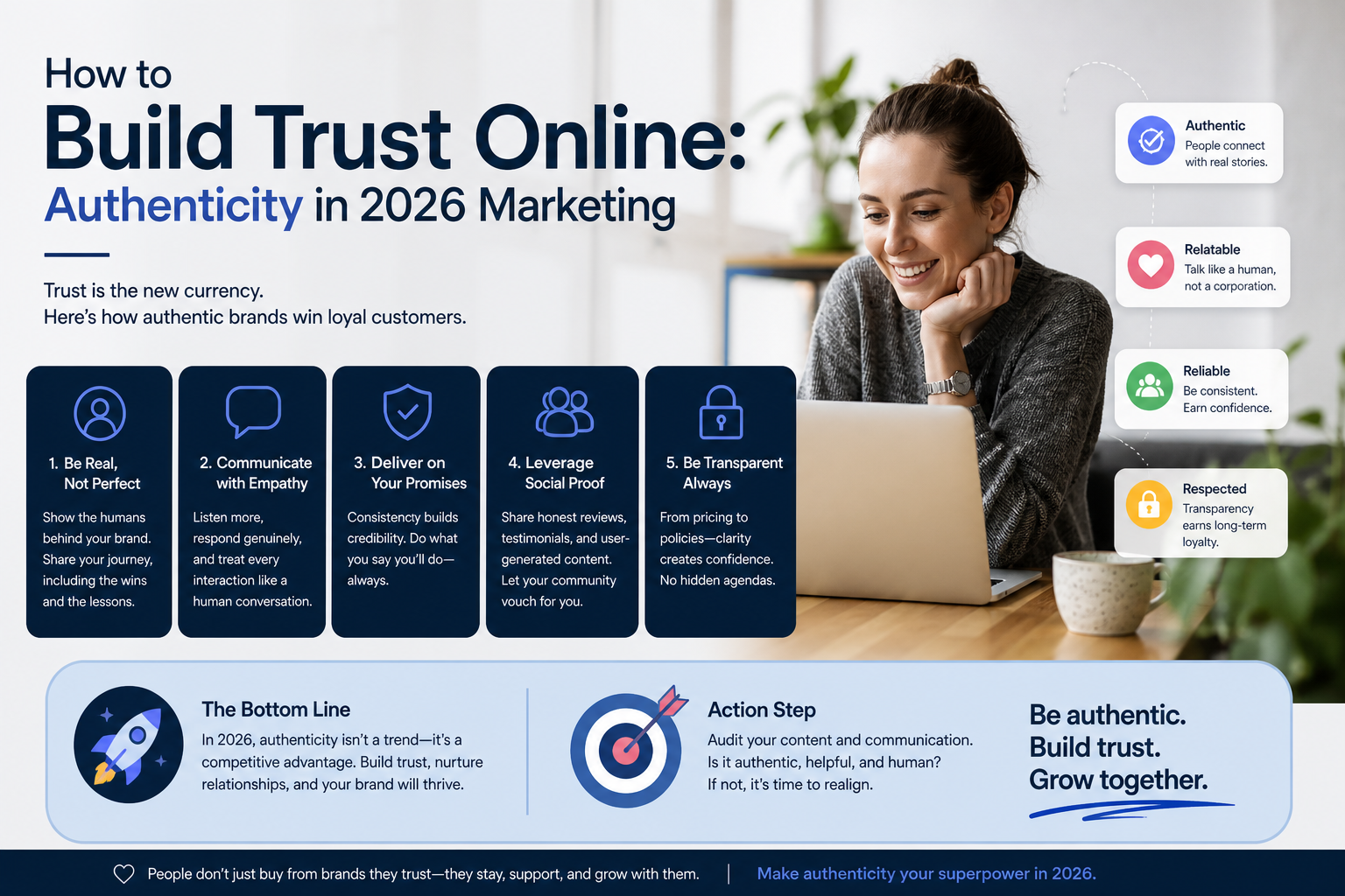 Strategies for authentic marketing and building brand trust in 2026
