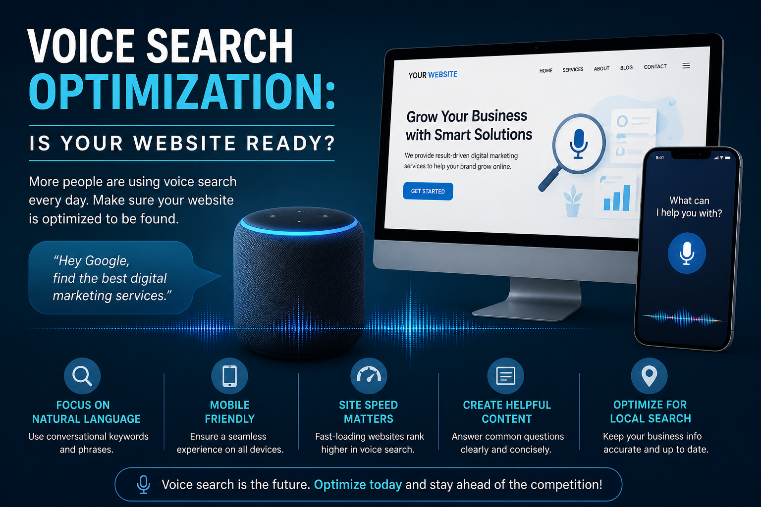 Voice search SEO best practices for 2026